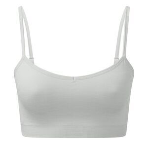 TriDri Womens/Ladies Melange Seamless 3D Sports Bra / Cool Grey